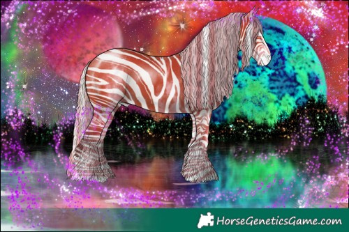 Horse Color:White Spotted Silver Bay Splash 