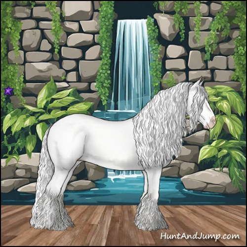 Horse Color:Silver Perlino Dun 