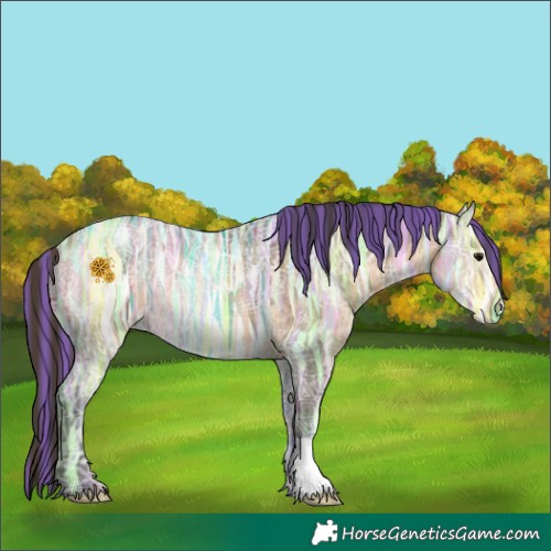 Horse Color:Painted Buckskin Ice 
