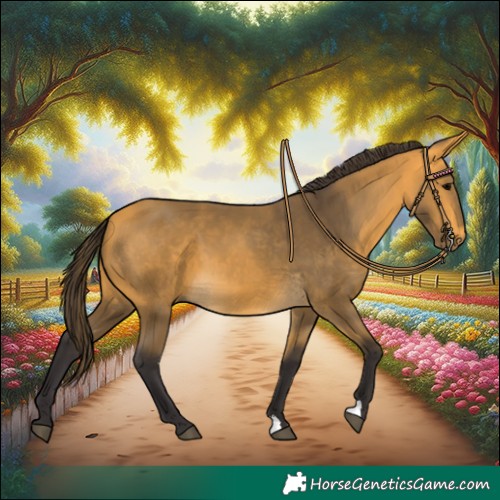 Horse Color:Buckskin 
