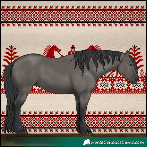 Horse Color:Grullo Rabicano 