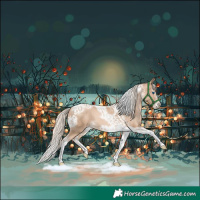 Horse Color:Chocolate Palomino Pearl Splash Tobiano Frame  and Chocolate Palomino Pearl Splash Tobiano Frame 