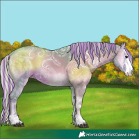 Horse Color:Painted Watercolor Silver Blue Onyx Ice Sabino 