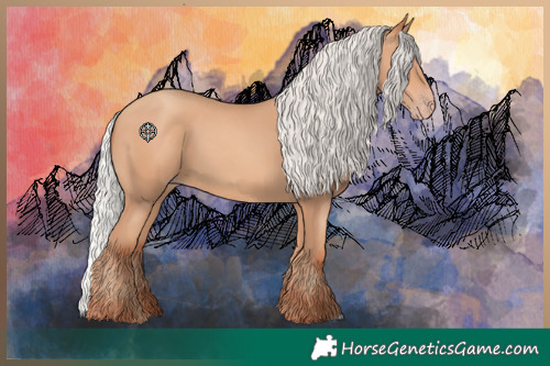 Horse Color:Silver Amber Champagne 