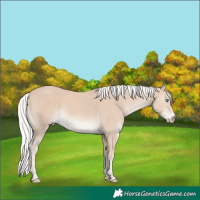 Horse Color:Silver Smoky Creme 