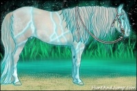 Horse Color:Thunderstruck Chocolate Palomino Ice Roan Pearl Splash