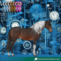 Horse Color:Brown Tobiano