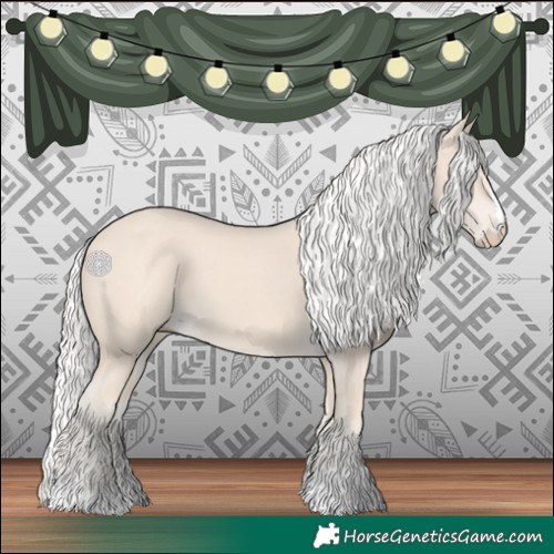 Horse Color:Silver Smoky Creme 