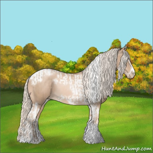 Horse Color:Chocolate Palomino Pearl Tobiano Frame  and Chocolate Palomino Pearl Tobiano Frame 