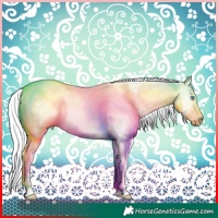 Horse Color:Cremello Dun