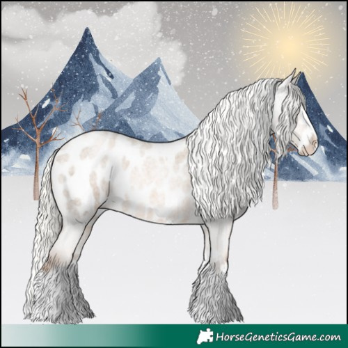 Horse Color:White Spotted Liver Red Dun Roan Pearl Mushroom Splash Blanket 