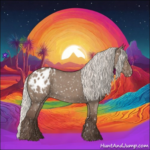 Horse Color:Silver Grullo Appaloosa
