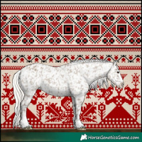 Horse Color:Silver Grullo Snowflake Varnish 