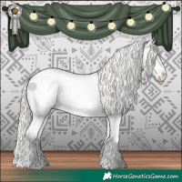 Horse Color:Amber Cream Champagne Roan Pearl  and Amber Cream Champagne Roan Pearl Blanket 