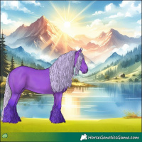 Horse Color:Watercolor Silver Bay 