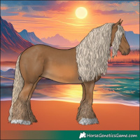 Horse Color:Chocolate Palomino 