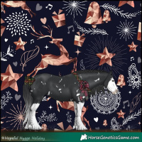 Horse Color:White Spotted Black Splash 