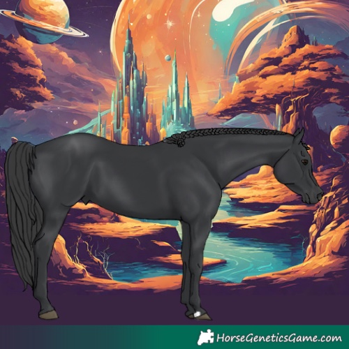 Horse Color:Black 