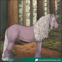 Horse Color:Watercolor Silver Black 