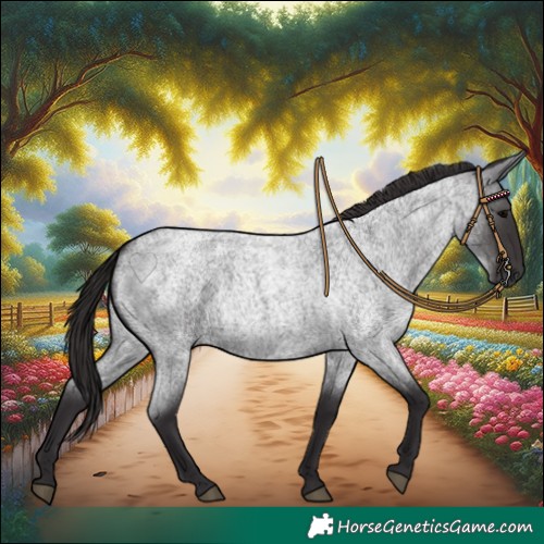 Horse Color:Smoky Blue Roan