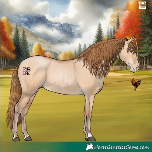 Horse Color:Bay Pearl Dun 