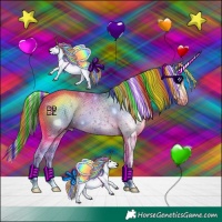 Horse Color:Painted Chestnut Sabino Splash Frame Appaloosa