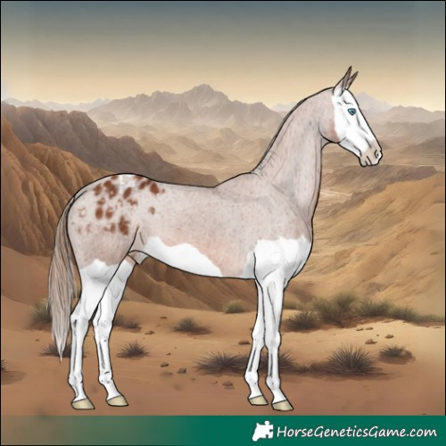 Horse Color:Chestnut Splash Appaloosa