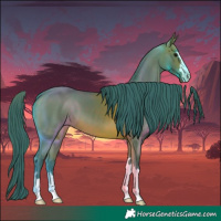 Horse Color:Watercolor Brown
