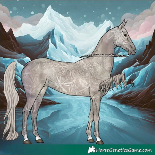 Horse Color:Silver Grullo Ice 
