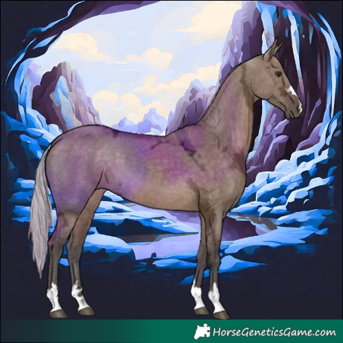 Horse Color:Silver Brown Ice Dun 