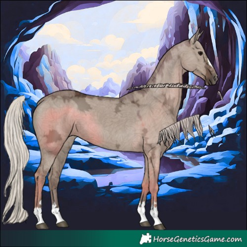 Horse Color:Silver Grullo Ice 
