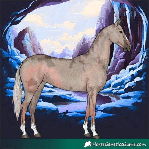 Horse Color:Silver Grullo Ice 