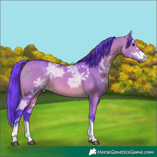 Horse Color:Watercolor Bay Ice Dun