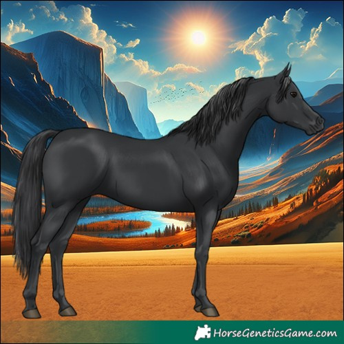 Horse Color:Black 
