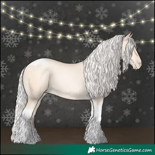 Horse Color:Silver Sable Cream Champagne Pearl Tobiano 