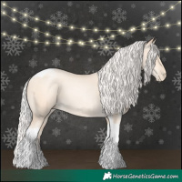 Horse Color:Silver Sable Cream Champagne Pearl Tobiano 