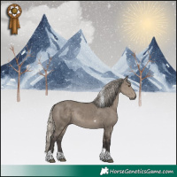 Horse Color:Silver Smoky Grullo Tobiano Rabicano