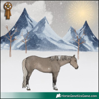 Horse Color:Silver Smoky Grullo Tobiano Rabicano 