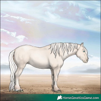 Horse Color:Silver Amber Cream Champagne Pearl 