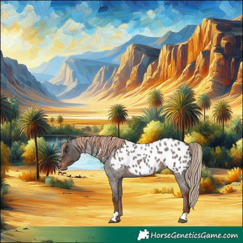 Horse Color:Liver Red Roan Appaloosa
