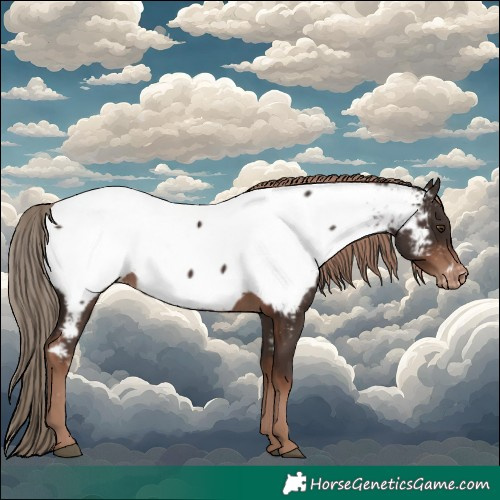 Horse Color:Liver Chestnut Near Fewspot 