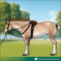 Horse Color:Liver Chestnut Snowdrop Pearl 