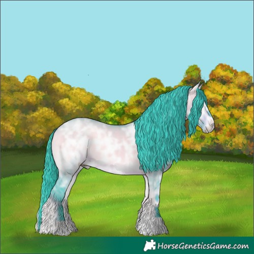 Horse Color:Watercolor Brown Ice Onyx 