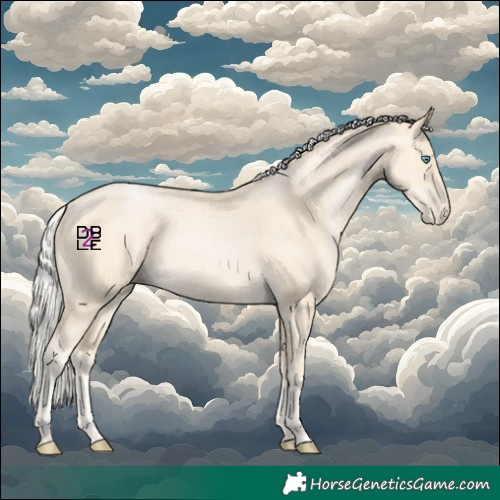 Horse Color:Silver Smoky Black Pearl 