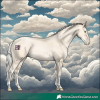 Horse Color:Silver Smoky Black Pearl 