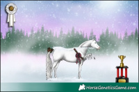 Horse Color:Cremello Sabino Splash Frame Appaloosa 