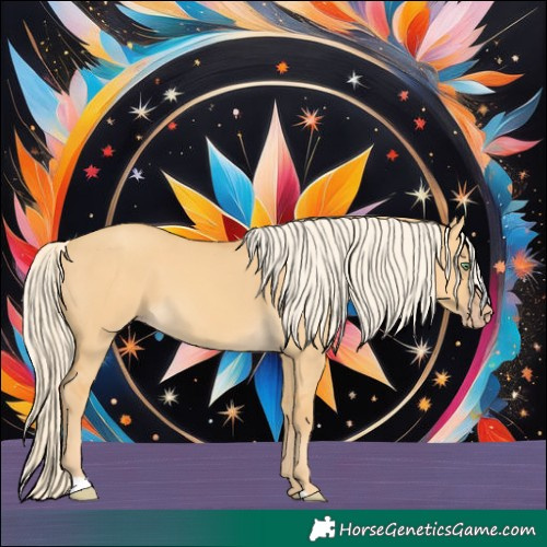 Horse Color:Gold Cream Champagne Dun 