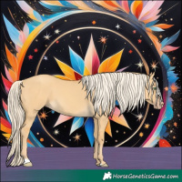 Horse Color:Gold Cream Champagne Dun 