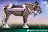 Horse Color:Silver Black 