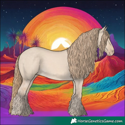 Horse Color:Perlino Dun 